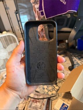 Spigen Black Silicone Phone Case with Shock-Absorbent Interior